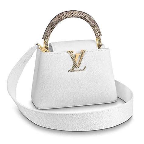 lv capucine snake handle|louis vuitton capucines purses.